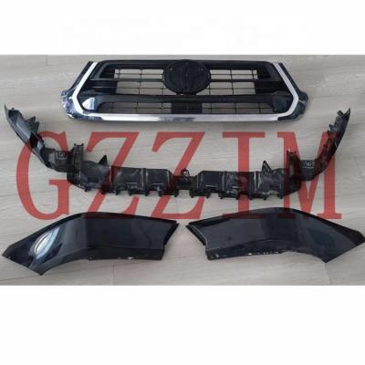 China Toyota Hilux Revo Rocco 2021 Body Kits Front Lip With Grilles for sale