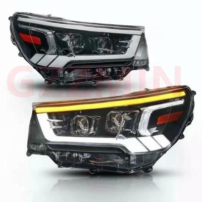 China Plastic Black Car LED Headlight For Toyota HILUX REVO ROCCO for sale