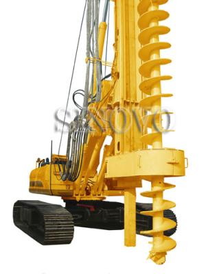 China CFA rotary drilling rig TR180W mounted on original CAT base with pull winch system for sale