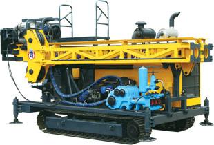 China Full Hydraulic Core Drilling Rig Mounted Trailer Crawler Type for sale