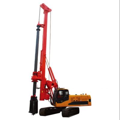 China Low Cost Borehole Drilling Rig Hydraulic CFA Piling Rig 100kN.m for micro drilling for sale