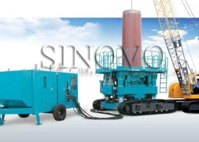 China Bored pile Casing Rotator No Noise With Cummins Engine for Barrier clearance, secant pile wall, Pitching of pile for sale
