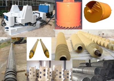 China Continuous Flight Auger Drilling Rig Accessories High Strength Good Performance for sale