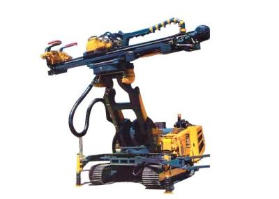 China Double Motor Lifting Force 50KN With High Rotation Speed Hydraulic Crawler Drills for sale