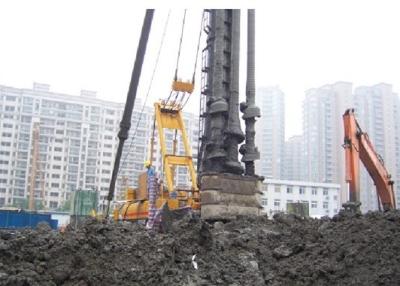 China Underground Drum 195m 125kN Hydraulic Piling Rig for sale