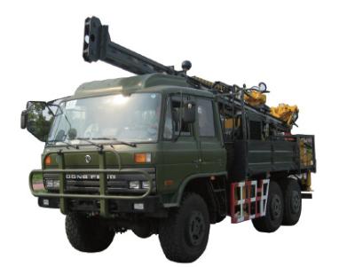 China 132kw 56mm Dia 1000m Depth Mobile Drilling Rigs for sale