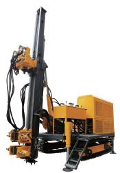 China 140m Depth 110mm Dia Hydraulic Drive 55kw Anchor Drilling Rig for sale