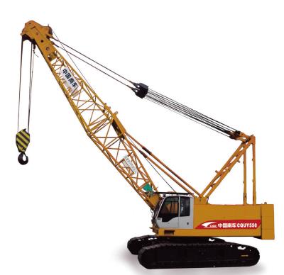 China New Mobile CQUY550 Hydraulic Crane 55ton Construction Crawler Crane with Factory Price for sale