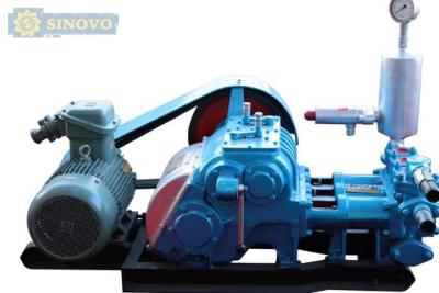 China Mud pump BW-250 Horizontal three cylinder reciprocating single actingpiston pump Convey water or mud for sale