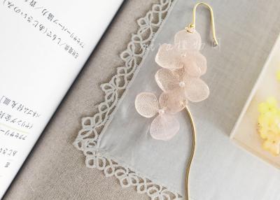 China Most Popular Japan Designed Hydrangea Paradise Jhumka Long Chain Earrings With Pure Silver 925 for sale