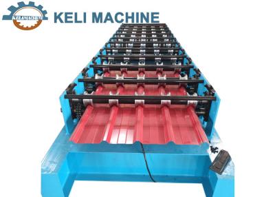 China 8-10m/min Productivity Roof Panel Step Tile Roll Forming Bending Machine for sale