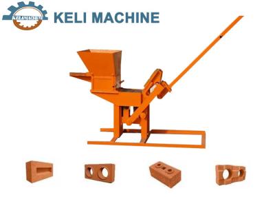 China Clay with Cement Buliding Material Manual Brick Making Machine for sale
