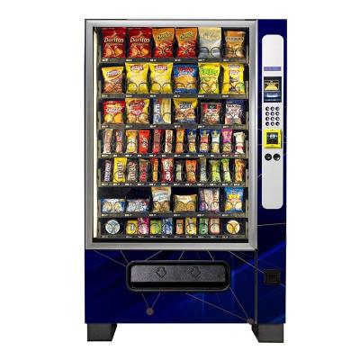 China Self Service Touch Screen Kiosk Large Capacity Candy and Snack Vending Machine for sale