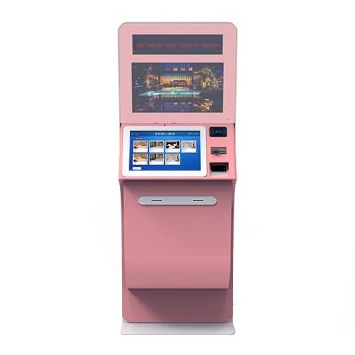 China 19 Inch Touch Screen Self Service Hotel Check-in Kiosk Machine OEM Machine for sale