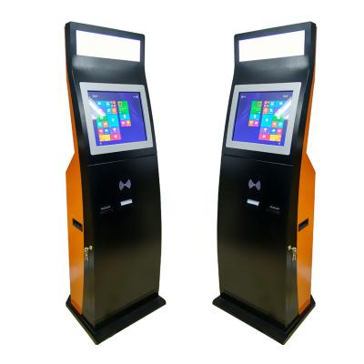 中国 22 Inch Touch Screen Self Payment Kiosk Cash And Coin Acceptor Machine 販売のため