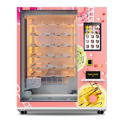 China CCC FCC Salad Fresh Food Vending Machine Kiosk For Indoor zu verkaufen