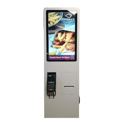 China Linux Operating System 27 Inch Self Order Kiosk For Mc Donald'S KFC for sale