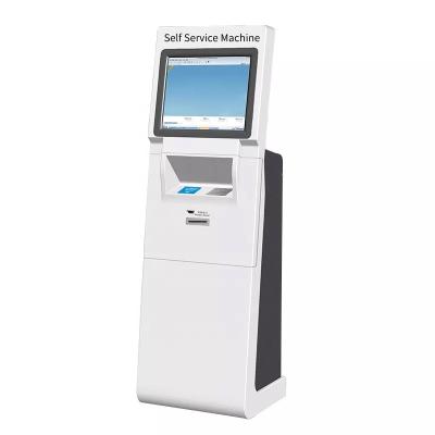 China Card Issuing Note Recycler Receipt Printer Self Service Kiosk Machine for sale