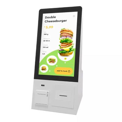 China Touch Screen Self Ordering Kiosk Tablet Payment Machine for Restaurant en venta