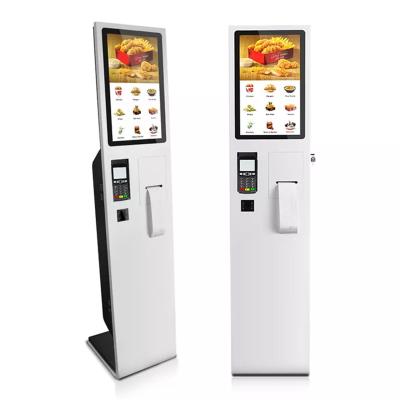 Chine Individu d'écran tactile de 22 pouces commande le kiosque sans argent de paiement pour le restaurant à vendre