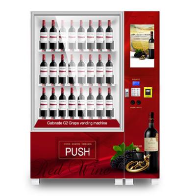 China 22 Inch Touch Screen Bevrage Vending Machine Water Alcohol Dispenser Kiosk Te koop