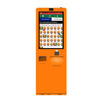 China touch self ordering kiosk with ticket machine for restaurant for sale