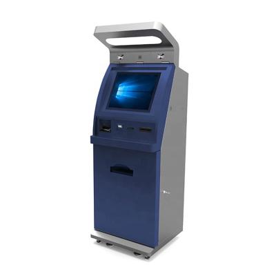 China Floor Standing 17 Inch Touch Screen Cash Deposit Machine Self Service CDM for sale