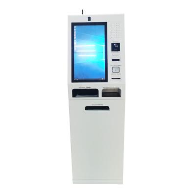China Floor Standing 19 Inch A4 Printing Self Service Kiosk With Document Scanner for sale