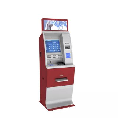 Chine Machine de paiement en espèces de kiosque de service d'individu d'écran tactile pour la banque de supermarché à vendre
