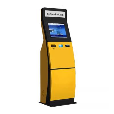 China Máquina de cambio de moneda de autoservicio de quiosco de cajero automático de pago en efectivo con pantalla táctil en venta