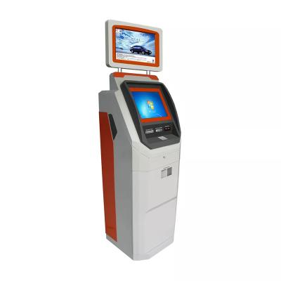 Κίνα Διπλό περίπτερο αυτοεξυπηρετήσεων οθόνης αφής μηχανών μετρητών ΚΜΕ I3 120G ATM προς πώληση