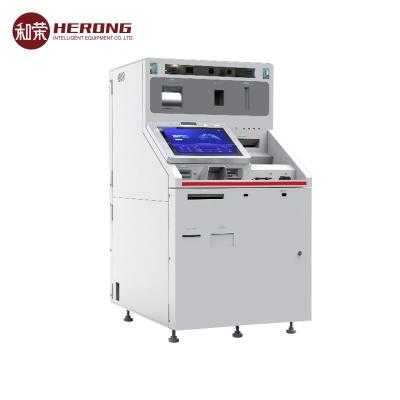 China 850mm Width Smart Teller Machine Lobby STM 19 Inch Financial Equipment for sale