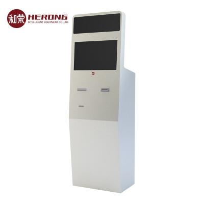 China Dual Screen Self Service Top Up Kiosk With International Mainstream Financial Industry Standard for sale