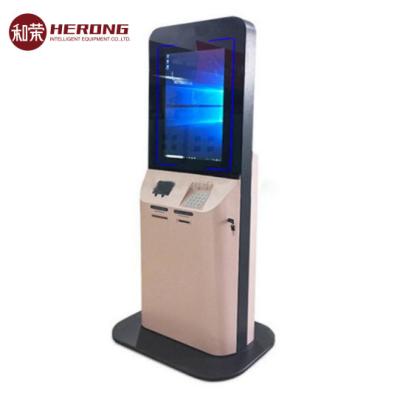 China Hotel Self Service Check In Kiosk 32 Inch Screen With Capacitive Touch 50nits zu verkaufen