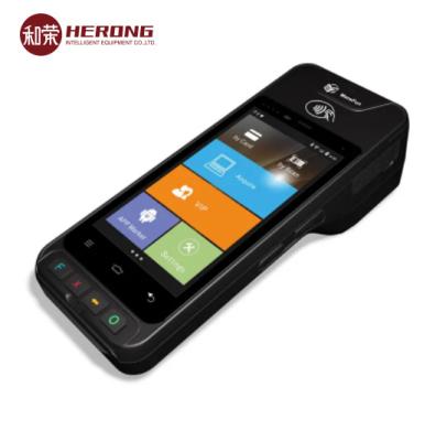 Cina DDR3 Portable POS Terminal Android 8.1 Long Zebra 2D Scanner Battery Working Time > 8 Hours in vendita