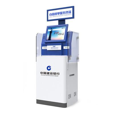 China Dual Touch Screen Lottery Ticketing Smart Self Service Kiosk Machine for sale