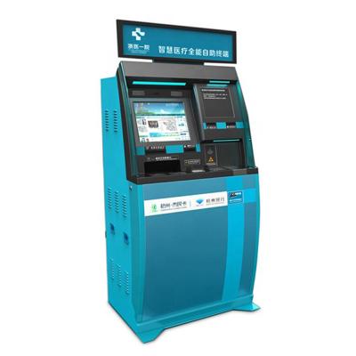 China High Definition Hospital Self Payment Kiosk Medical Check In Kiosk for sale