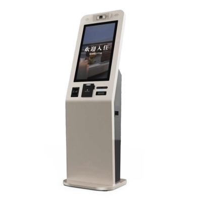 China ODM FCC Customer Service Kiosk Self Payment Machine With Room Card Dispenser for sale