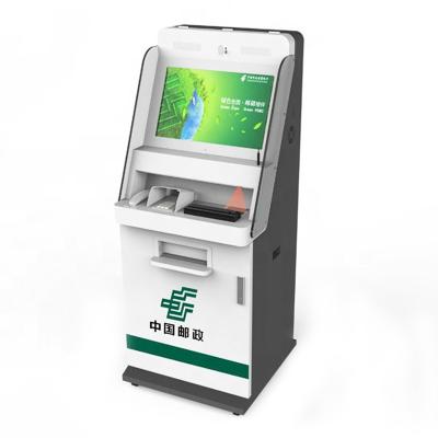 China 60GB 125GB Self Service Smart Bank ATM Cash Deposit Machine High Safety for sale