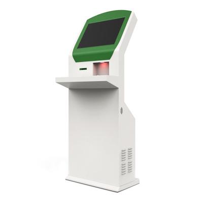 China Touch Screen Self Service Queue Management Kiosk With Keyboard for sale
