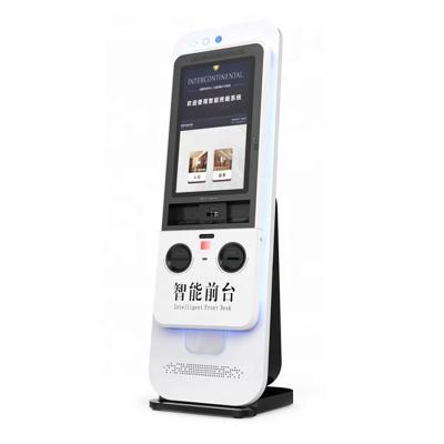 China Unattended Front Desk Self Service Hotel Self Check In Machine Kiosk System for sale