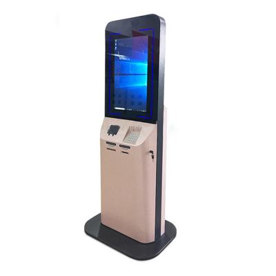 China Multilingual Booking Hotel Lobby Kiosk 24/7 Hours self check in machine hotel for sale