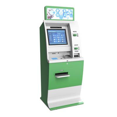 China ODM RS232 Money Exchange Banking Automation Kiosks With Printer And Scanner for sale