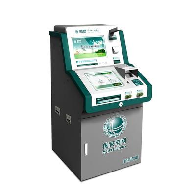 China Soem-Doppelt-Schirm-Kiosk-Gebührenzählungs-Maschinen-Zahlungs-System 19 Zoll zu verkaufen
