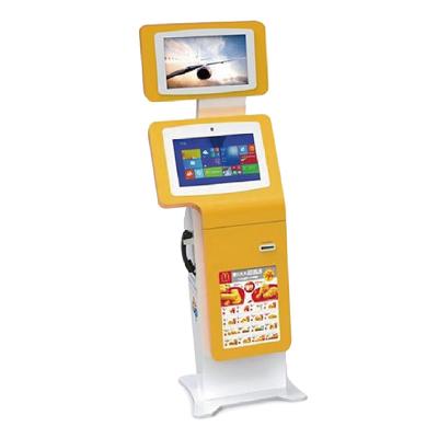 China 19 Inch Touch Monitor Kiosk Credit Card Reader Self Order Machine for sale