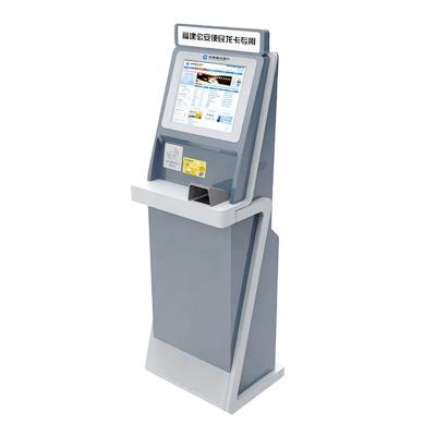 Chine Double affichage de contact d'écran d'individu de service de billet de machine extérieure de kiosque à vendre