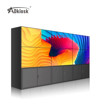 China 24kg LCD Video Wall Display Screen 55Inch FHD horizontal mounted for sale