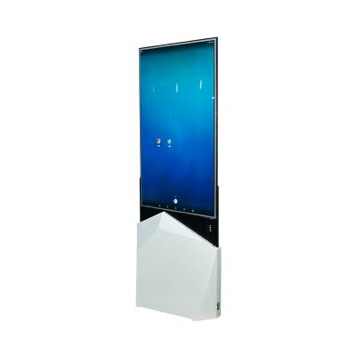 中国 デジタル表記を立てる43インチの55インチ高精細度LCDの透明で薄い両面の床 販売のため