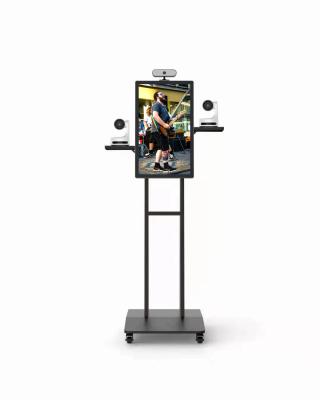 China IR touch 43in Floor Standing Digital Signage AC110V With Live Camera machine for sale