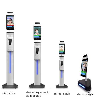 Chine Scanner infrarouge de thermomètre de terminal de reconnaissance des visages d'écran de 7 pouces à vendre
